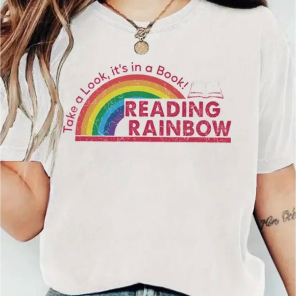 Tops - Reading Rainbow Graphic T  🌈